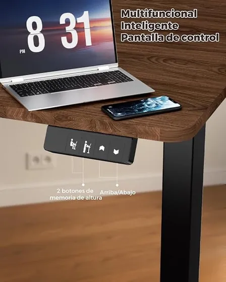 Raplink 120x60, escritorio elevable con tablero de 120 cm de ancho — imagen 4 de 6