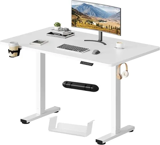 FLEXISPOT tablero entero 120x60, escritorio elevable de color maple