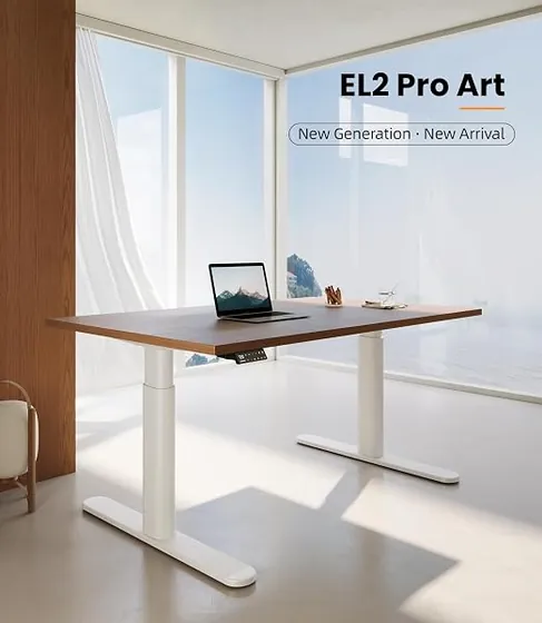 MAIDeSITe EL2 Pro Art (estructura), escritorio elevable de color blanco — imagen 2 de 6