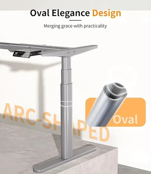 MAIDeSITe EL2 Plus (estructura), escritorio elevable de color gris — imagen 4 de 6