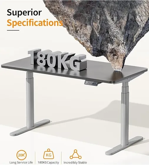 MAIDeSITe EL2 Plus (estructura), escritorio elevable de color gris — imagen 6 de 6