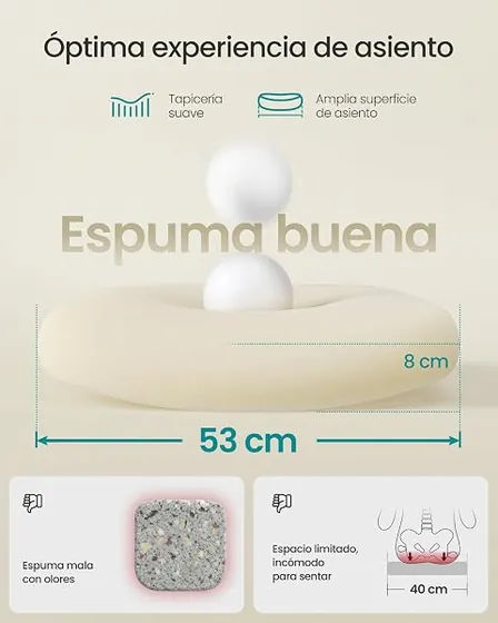 SONGMICS con apoyabrazos abatibles, silla de escritorio de color negro con respaldo de malla transpirable — imagen 6 de 6