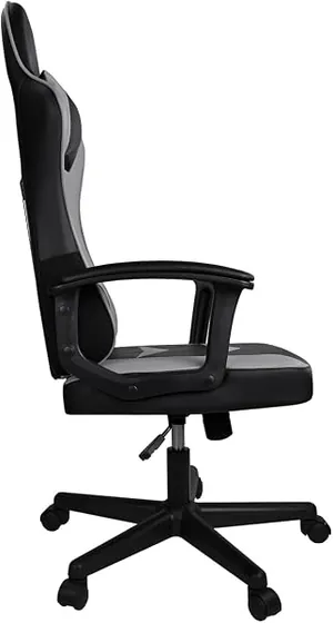 T-LoVendo gaming de respaldo alto, silla de escritorio de color negro con respaldo de piel sintetica — imagen 5 de 6