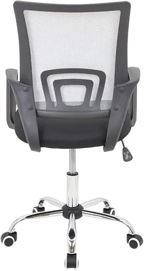 CashOffice de malla, silla de escritorio de color gray con respaldo de malla transpirable — imagen 5 de 5